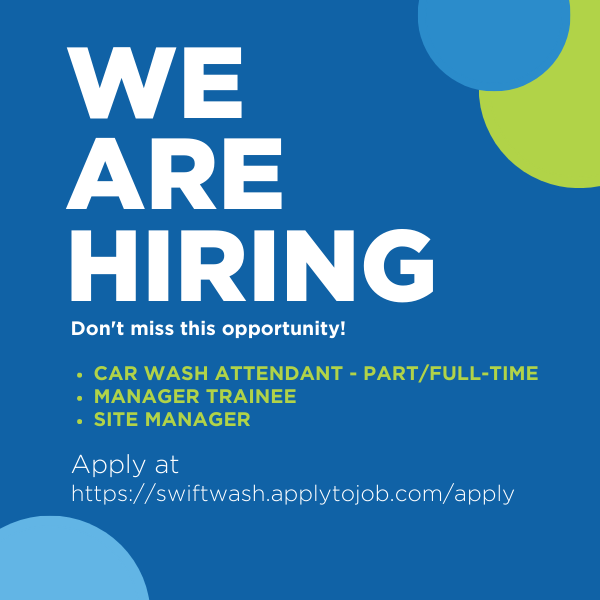 Manager In Training Swift Wash Career Page